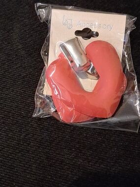 Pink Heart Shaped Earrings